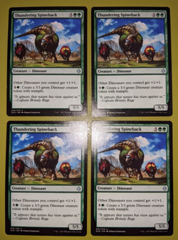 Thundering Spineback x4 Ixalan 4x Playset Magic the Gathering MTG - Image 1