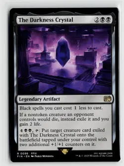 MTG Final Fantasy The Darkness Crystal x1 NM Rare - Image 1