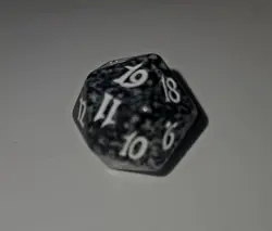 * RARE* Magic the Gathering 2004 Champions of Kamigawa Spindown D20 Die - Black - Image 5