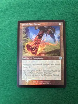 Swiftfoot Boots The Brothers' War: Retro Frame Artifacts Foil - Image 1