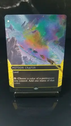 Meteor Crater Borderless Galaxy Foil #116 - Edge of Eternities (EOE) - Image 1