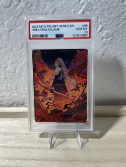 2025 MTG FIN ART SERIES EN NIBELHEIM AFLAME #35 PSA 10 - Image 1