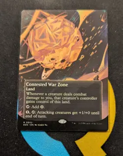 Contested War Zone Borderless Edge of Eternities Stellar Sights EOS 053 MTG - Image 1