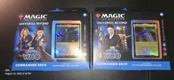 mtg doctor who timey-wimey And Masters Of Evil commander decks - Image 1