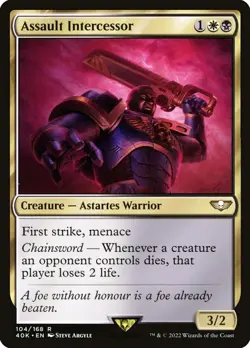 1x - Assault Intercessor - Universes Beyond: Warhammer 40,000 - NM MTG - Image 1