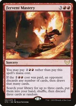 Fervent Mastery Foil (101) Strixhaven: School of Mages STX MTG Magic - Image 1