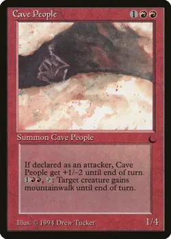 Cave People (060) The Dark DRK MTG Magic - Image 1