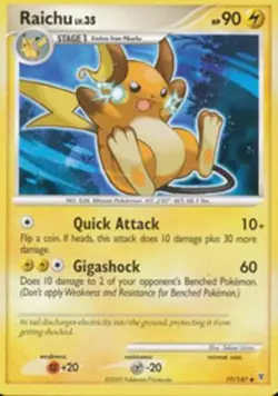 Raichu - 77/147 - Uncommon NM, English Pokemon Supreme Victors - Image 1