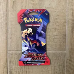 Pokemon Destined Rivals Sleeved Booster Pack | Cynthia’s Garchomp Sealed IN HAND - Image 1