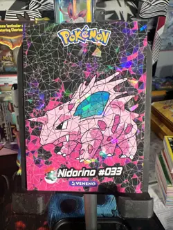 Nidorino #33 - Cracked Ice Holo - Crystal Collection 2024 - Pokemon Card - Image 1