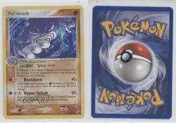 Poliwrath Reverse Foil Pokemon EX Unseen Forces #11 2005 0gf2 - Image 3