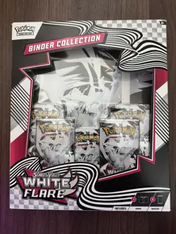 Pokemon TCG: Scarlet & Violet 10.5 White Flare Binder Collection Box - IN HAND! - Image 1