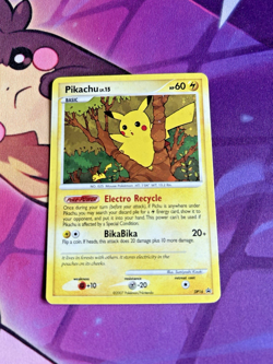 Pikachu - DP16 [Diamond and Pearl] Pokemon TCG - HOLO RARE BLACK STAR PROMO - MP - Image 1