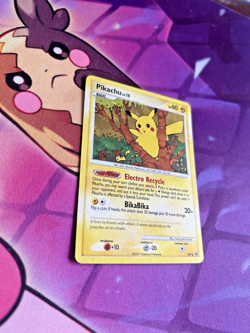 Pikachu - DP16 [Diamond and Pearl] Pokemon TCG - HOLO RARE BLACK STAR PROMO - MP - Image 2
