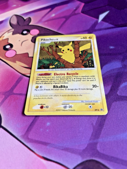 Pikachu - DP16 [Diamond and Pearl] Pokemon TCG - HOLO RARE BLACK STAR PROMO - MP - Image 3