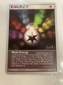 Pokemon 2004 World Championships Multi Energy 93/100 EX Sandstorm RARE - Image 1
