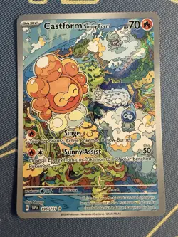Pokemon TCG - Castform Sunny Form 195/191 - Surging Sparks - Full Art - NM - Image 1