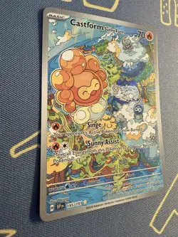 Pokemon TCG - Castform Sunny Form 195/191 - Surging Sparks - Full Art - NM - Image 2