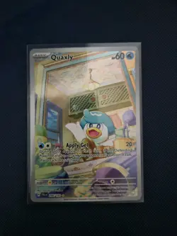 Quaxly 206/193 Sv02 Holo Illustration Rare Paldea Evolved Pokemon TCG - Image 1