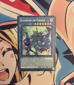 *** ILLUSION OF CHAOS *** ORIGINAL 1ST EDITION SECRET RARE NM BACH-EN034 YUGIOH! - Image 1