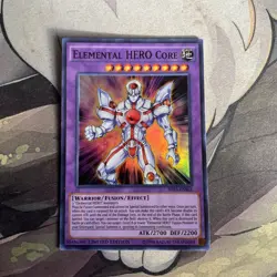 Elemental HERO Core SHVI-ENSE2 Limited Edition Super Rare YuGiOh (E) - Image 2