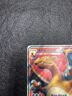 B6 Charizard GX SM60 Full Art Promo Sun & Moon Pokemon Card Red Textured - Image 2