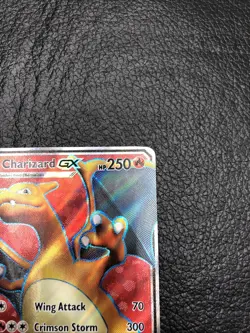 B6 Charizard GX SM60 Full Art Promo Sun & Moon Pokemon Card Red Textured - Image 3