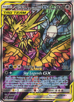 Moltres Zapdos Articuno GX SM210 Hidden Fates Elite Trainer Box BSP Pokemon Card - Image 1
