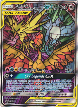 Moltres Zapdos Articuno GX SM210 Hidden Fates Elite Trainer Box BSP Pokemon Card - Image 1