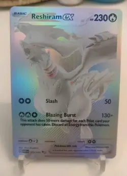 **Custom Made**highQuality,2pc Set Zekrom&Reshiram,Partial Texture"Display Card" - Image 1