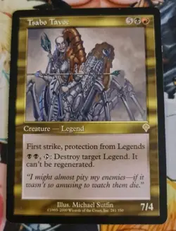 MTG Tsabo Tavoc 🇬🇧 Nm Legend Invasion 2000 Magic The Gathering Card Og - Image 1
