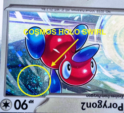 Porygon2 SVP138 Cosmos Holo DOUBLE SWIRL Black Star Promo Pokemon Card TCG S&V - Image 3