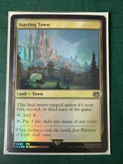 Magic the Gathering Final Fantasy Starting Town #289 Rare Non-Foil Card - Image 1