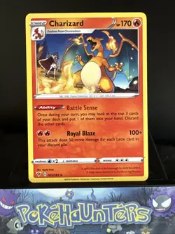 Pokemon Card Charizard 025/185 Vivid Voltage Non Holo Rare NM - Image 1