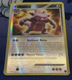 Exploud Reverse Holo 17/106 Great Encounters Pokemon Card - Image 1