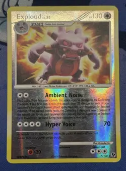 Exploud Reverse Holo 17/106 Great Encounters Pokemon Card - Image 2
