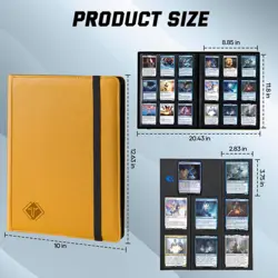 9 Pocket Card Binder,Trading Card binder Holds 432 Side Loading Pocket,Durabl... - Image 2