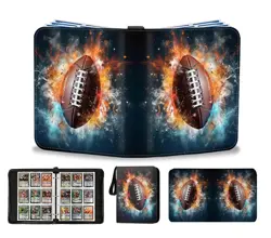 Football Card Binder 900 Pockets - Football Card Binder with Sleeves, Sports ... - Image 1