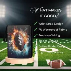 Football Card Binder 900 Pockets - Football Card Binder with Sleeves, Sports ... - Image 4