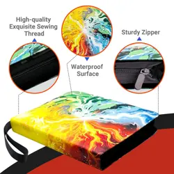 Trading Card Binder for TCG Cards, 9-Pocket Portable Card Collector Ablum Hol... - Image 2