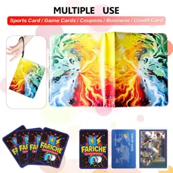 Trading Card Binder for TCG Cards, 9-Pocket Portable Card Collector Ablum Hol... - Image 5
