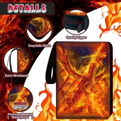 1008 Card Binder 9 Pocket, 3-Ring Trading Card Binder with 56 Page Removable ... - Image 4