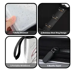 Baseball Card Binder, Trading Card Album with 50 Removable Sleeves Fit 400 Ba... - Image 5