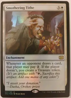 FOIL Smothering Tithe 022/259 MTG Ravnica Allegiance NM English - Image 1
