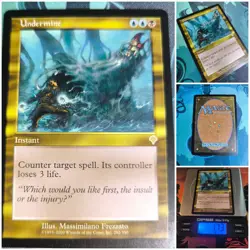 MTG Undermine 🇬🇧 🟡 Nm Invasion 2000 Magic Og Counter Spell Blue / Black - Image 1