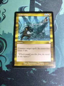 MTG Undermine 🇬🇧 🟡 Nm Invasion 2000 Magic Og Counter Spell Blue / Black - Image 3