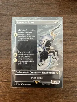 1x Summon: Ixion MTG Final Fantasy: Commander Borderless Rare Nonfoil NM - Image 1