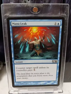 Magic the Gathering MTG Mana Leak (66) Iconic Masters - Image 1