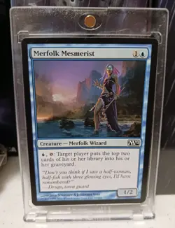 MTG Magic the Gathering Merfolk Mesmerist (66/256) Magic 2012 - Image 1