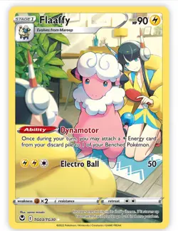 Flaaffy TG03/TG30 Pokemon Silver Tempest Trainer Gallery Holo Ultra Rare - Image 1
